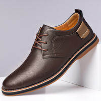 NUDANLAI | Vintage Business English Style Spring Autumn Leather Shoes