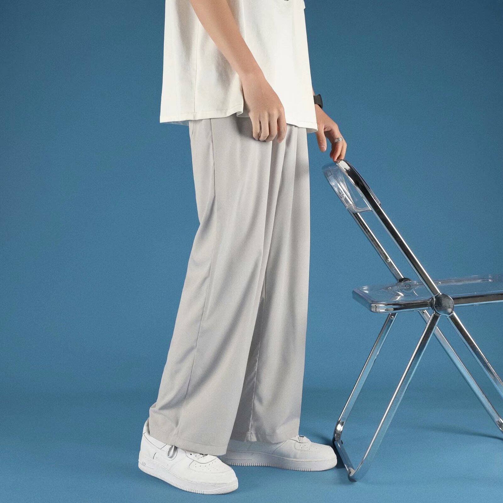 loose silk trousers