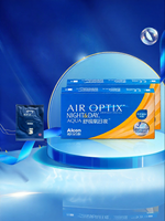 Alcon | Medical Near-sightedness Day & Night High Oxygen Permeable Contact Lenses 6 Pieces