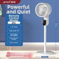 Amoi | Home Powerful 3D Turbine Tower Stand Remote Control Quiet Air Circulator