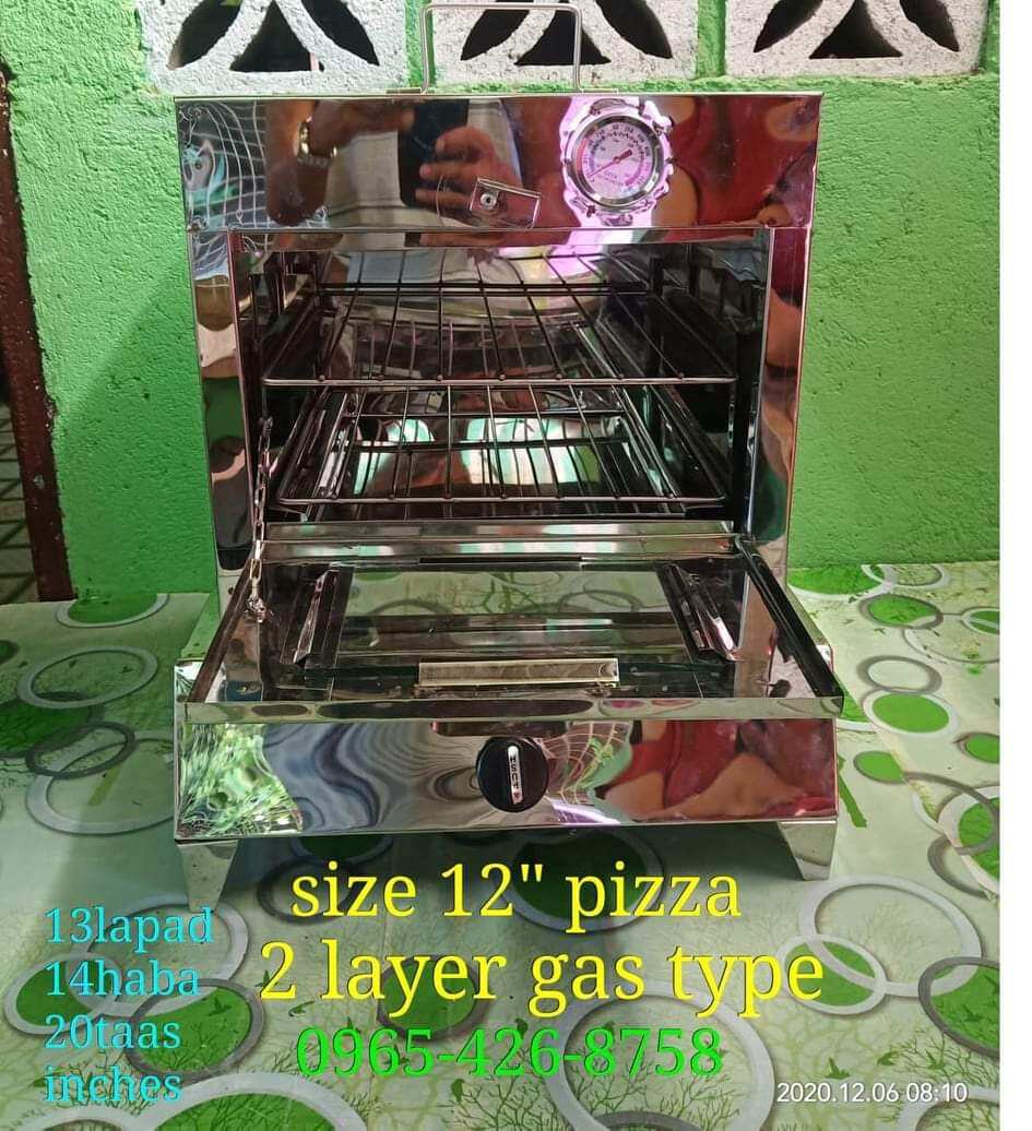 oven 2 layers size 12" with stove pure stainless Lazada PH