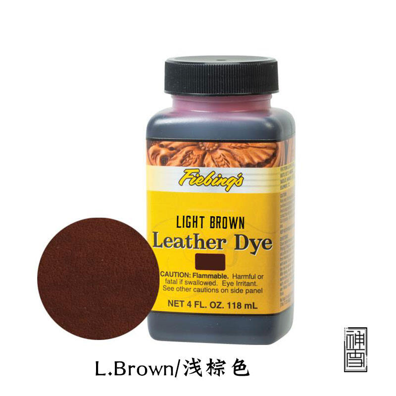 American Knight Fiebing's Leather Dye Alcohol Dye Surface Dye Vegetable Tanned Leather Liquid