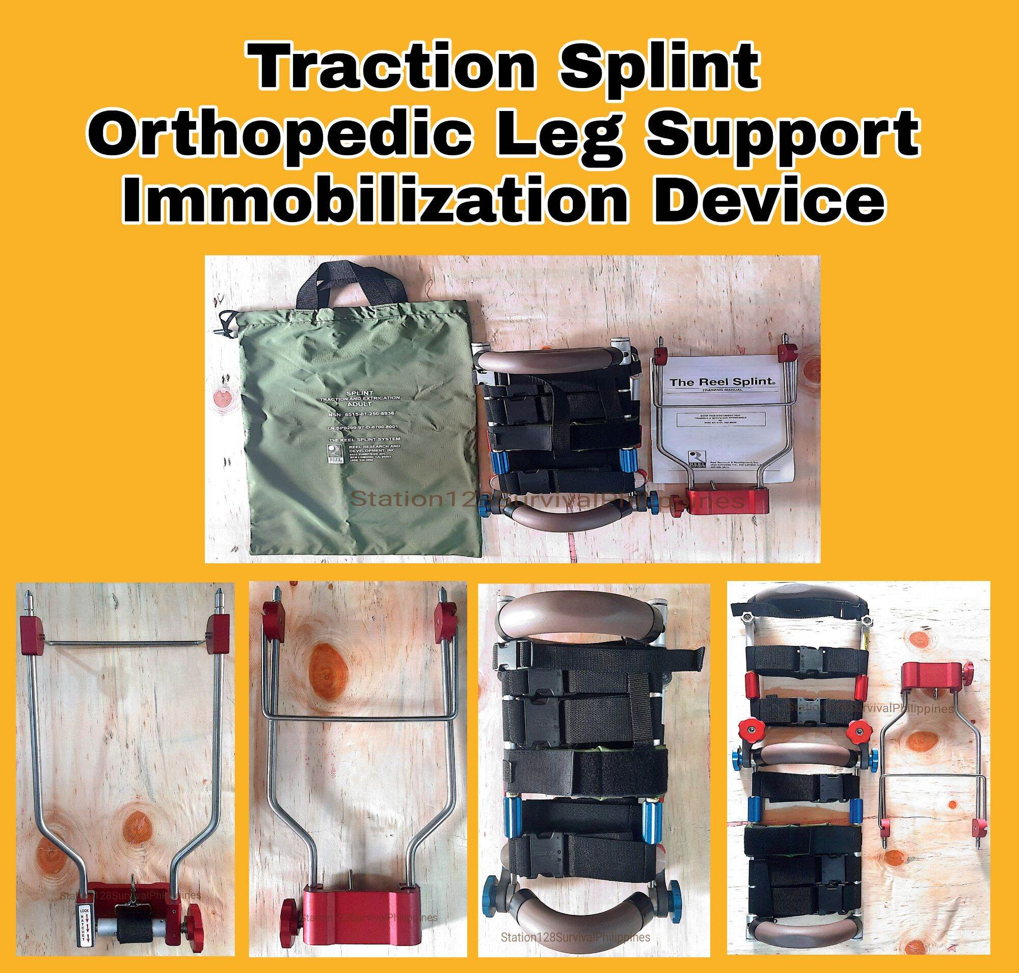 Traction Splint and Extrication Orthopedic Leg Support Immobilization