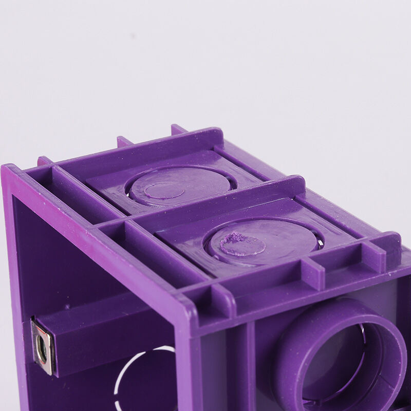 86 Type 50 Boutique Docking Box Concealed Junction Box PVC Switch Base Box with Cover Waterproof