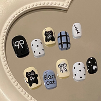 Cute Cartoon Short Nails