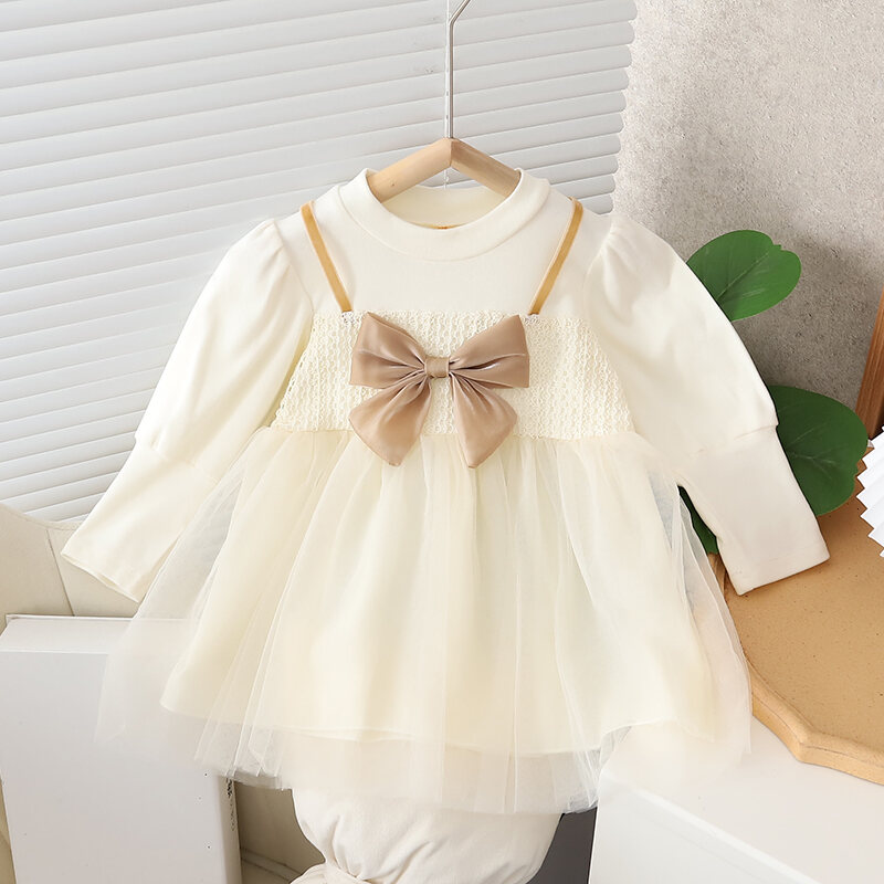 Girls' Princess Dress Spring and Autumn Clothing One Year Old Baby Girl ...