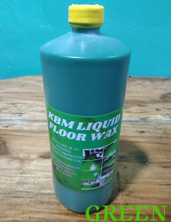 KbM LIQUID wax green color 1 liter with free Lazada PH