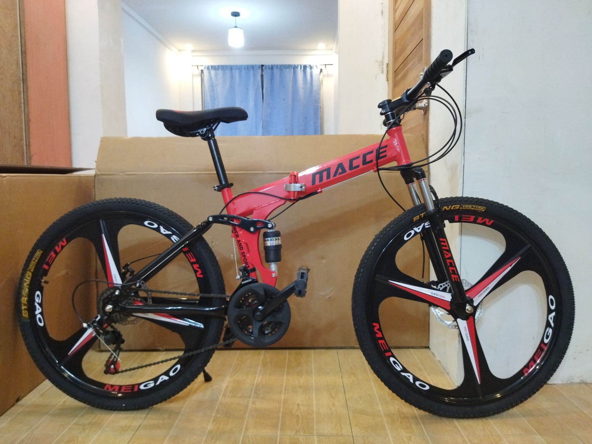 Macce folding discount mountain bike review