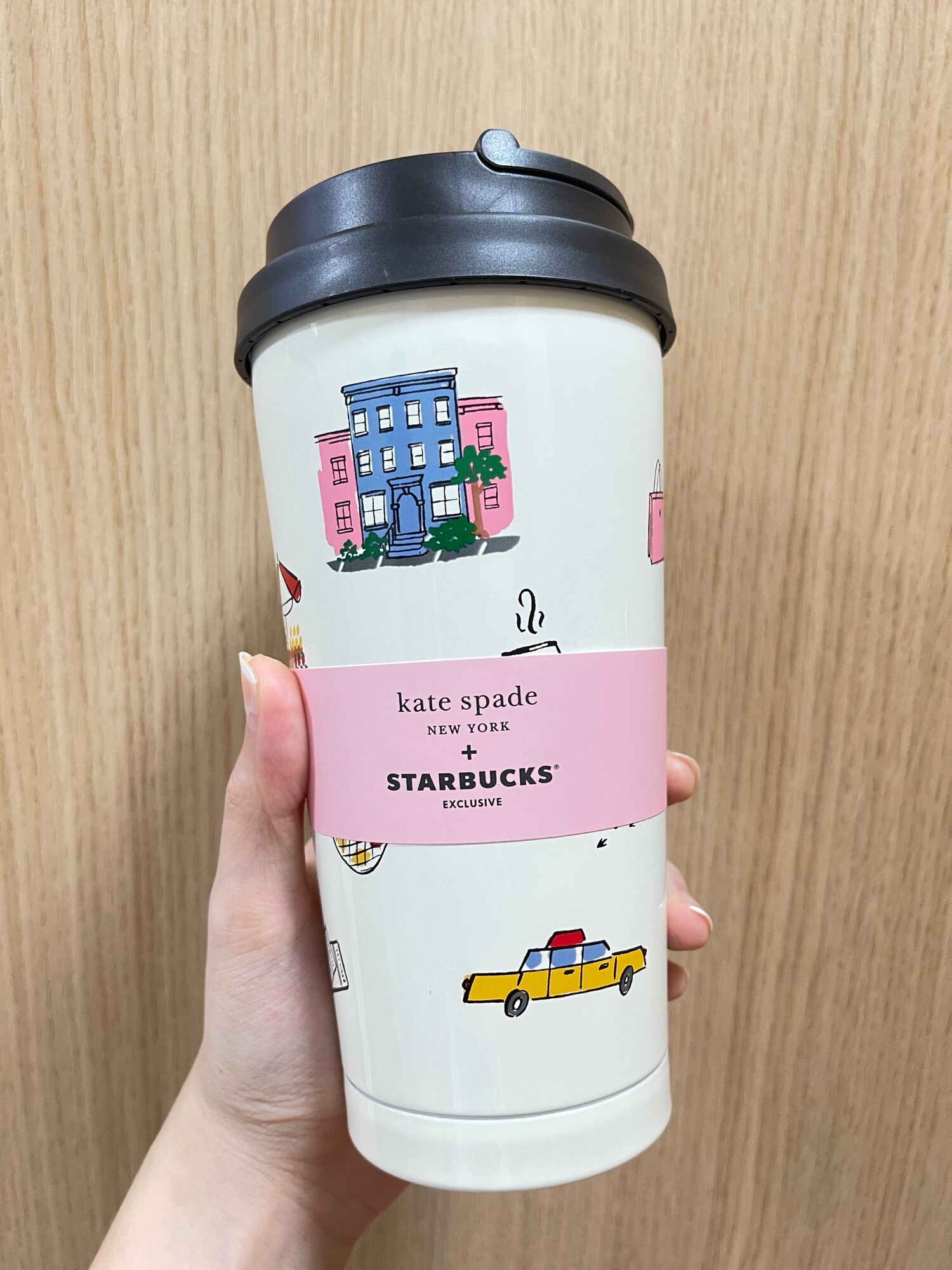 Starbucks x Kate Spade tumbler stainless steel 16 oz authentic Lazada PH