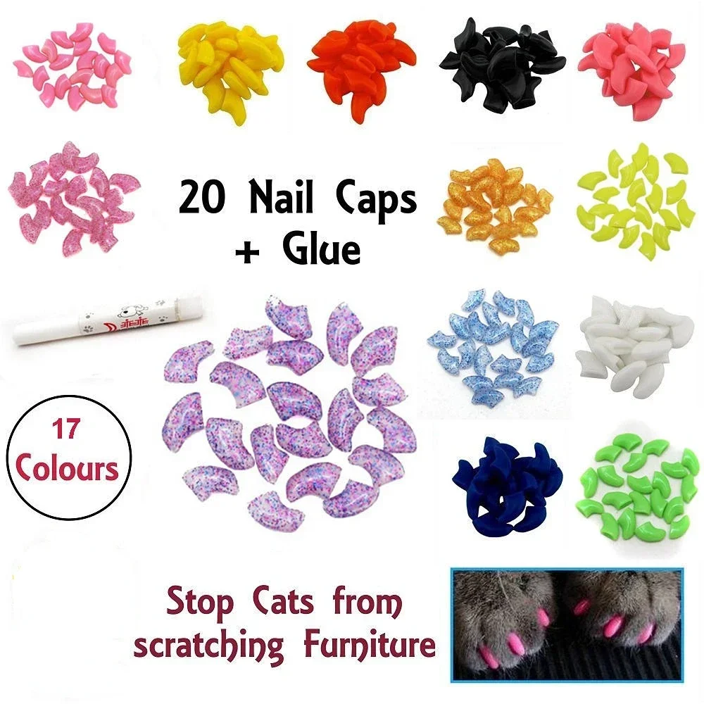 cat scratches cat claw caps amazon