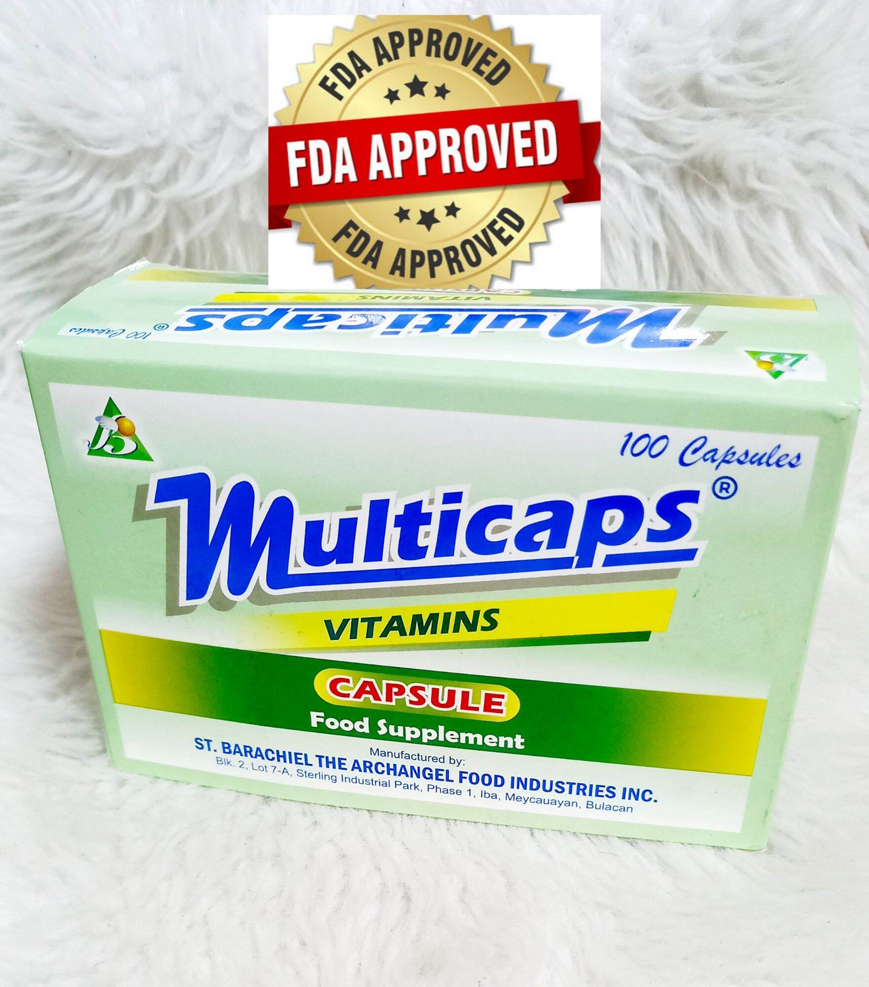 MULTICAPS VITAMINS FOOD SUPPLEMENT 100 CAPSULES Lazada PH