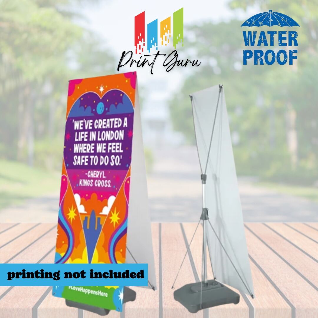 Door Frame Banner Stand for 80cm x 180cm Print Size Tarpaulin