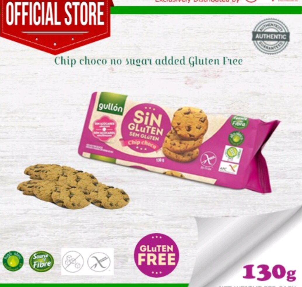 gullon Gluten free Chocolate Chips Cookies 130g Lazada PH