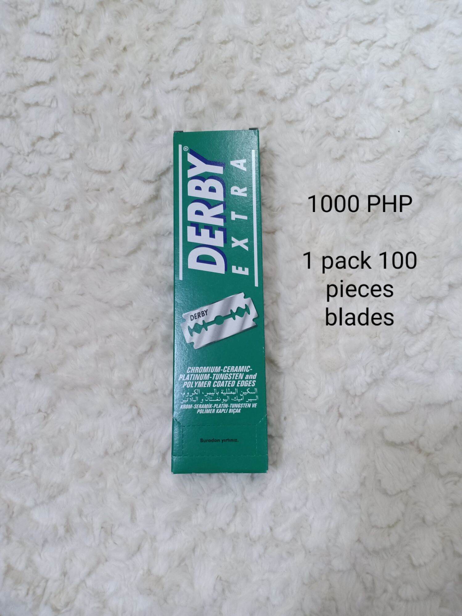 Derby Extra Premium Shaving Blades 100 pieces 1 large pack