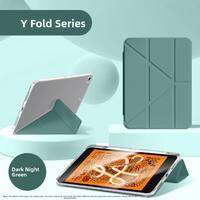 Boorca Acrylic Protective Case for iPad Mini 5 3+Y Fold High Transparent Mini6/7 Apple iPad Mini4/5 Acrylic Mini4/5/6/7 with Pen Slot Anti-Bend Lightweight Shell