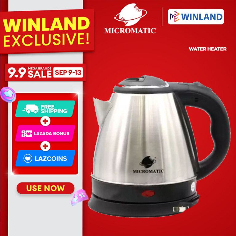 Winland 1.2L Stainless Steel Electric Kettle