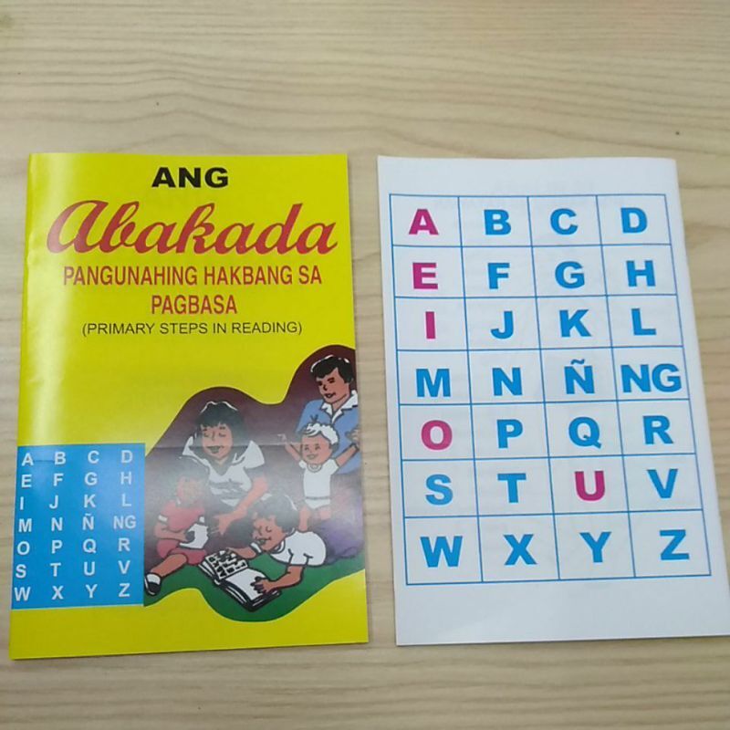 Abakada Filipino Alphabet Unang Hakbang Sa Pagbasa Wi 7687