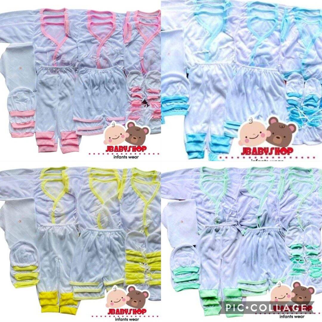 33pcs NEWBORN SET Colored bias baby baruan