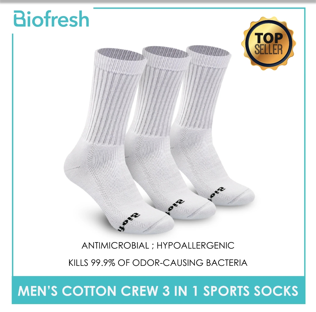 BioFresh Ladies Socks, Ladies Cotton Ankle Casual Socks, 3 Pairs/ Pack.