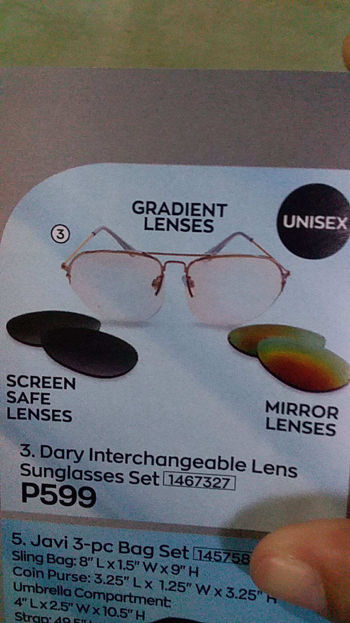 Avon Dary Interchangeable Lens Sunglasses Set Lazada PH