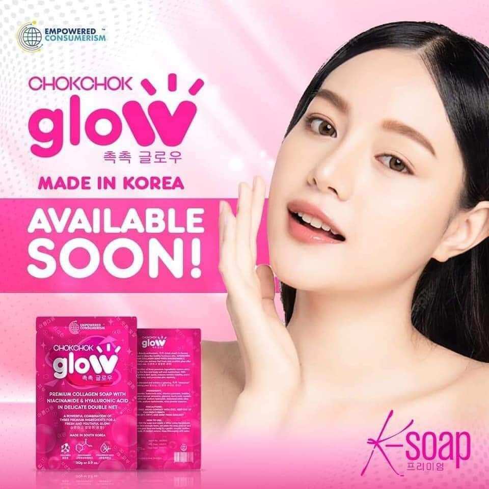 Chok Chok Glow Collagen Brithening KSoap Aim Global | Lazada PH