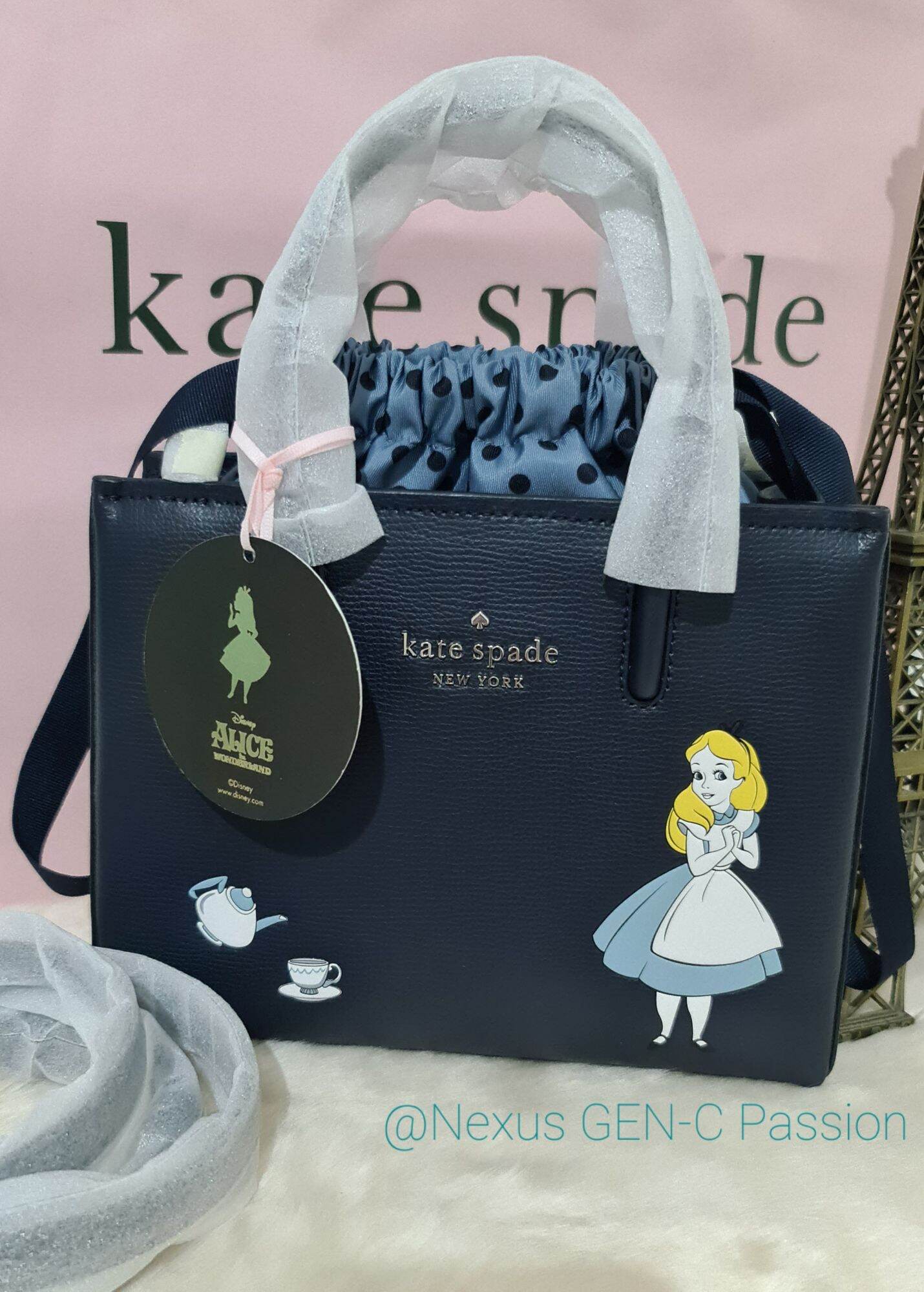 Kate Spade authentic Alice in Wonderland Shopper Crossbody