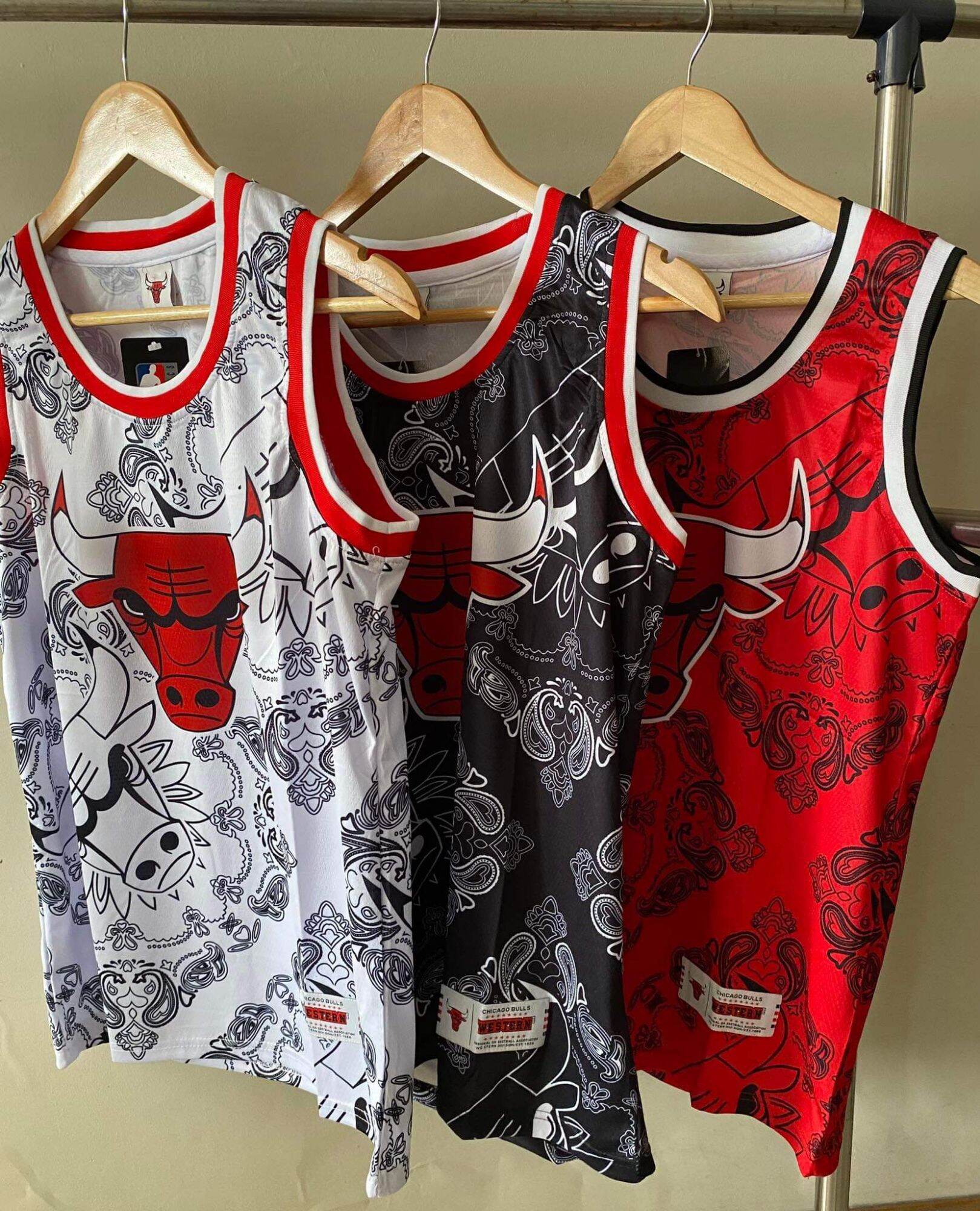 New COD Men's Bulls Lakers jersey sando unisex high quality Only ₱199.