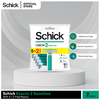Schick Disposable Exacta 2 Sensitive with 5+2 Free Razors