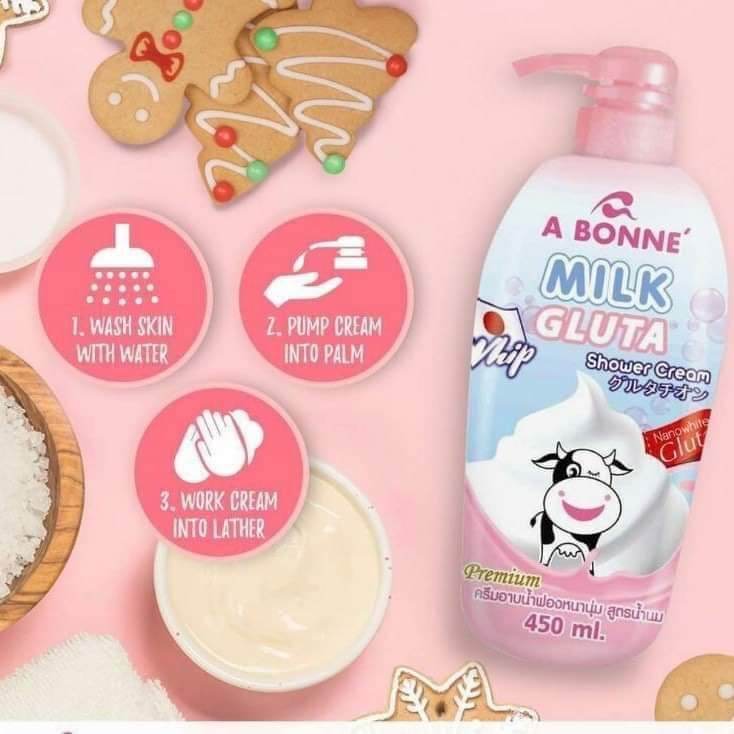Original A Bonne Milk Gluta Shower Cream Lazada PH