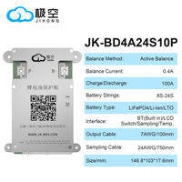 JIKONG JK BMS BD4A24S10P 8S 10S 12S 14S 15S 16S 20S 21S 24S 100ah 0.4A Active Balance Board Li-Ion Lifepo4 100ah Lto Battery