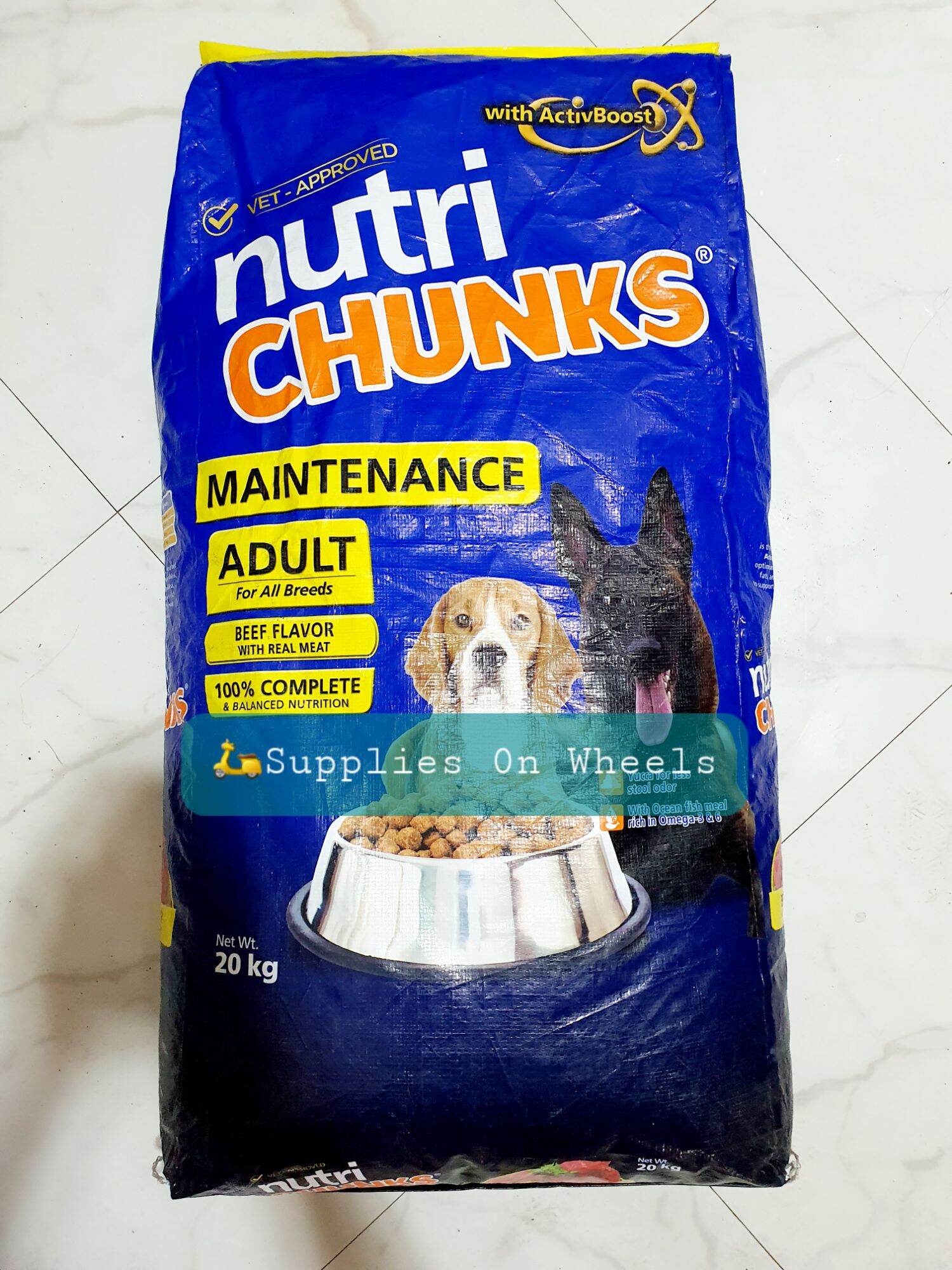 NUTRI CHUNKS DOG FOOD 1 sack 20 kgs Lazada PH