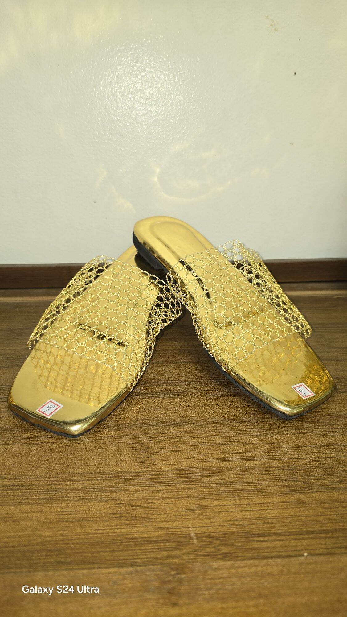 Shop Slipper Gold Net Online with Best Discounts and Low Prices