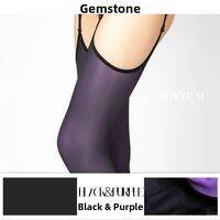 LimerenceM | Gemstone Integrated Sheer Luminous Four-way Lace Ladies Pantyhose