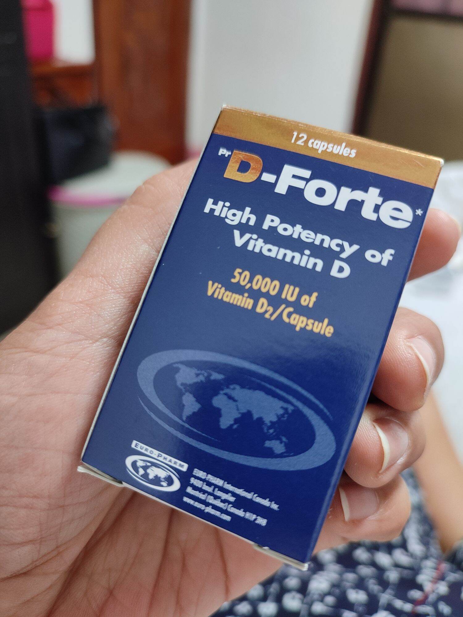 Vitamin D Forte / 50,000 IU of Vitamin D2 per capsule Lazada PH