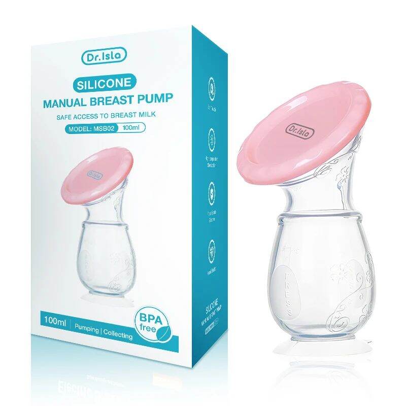 Dr.isla Manual Breast Pump Partner Breast Colle Baby Feeding Accessories Comfortable Silicone Milk Collector Soft And Safe