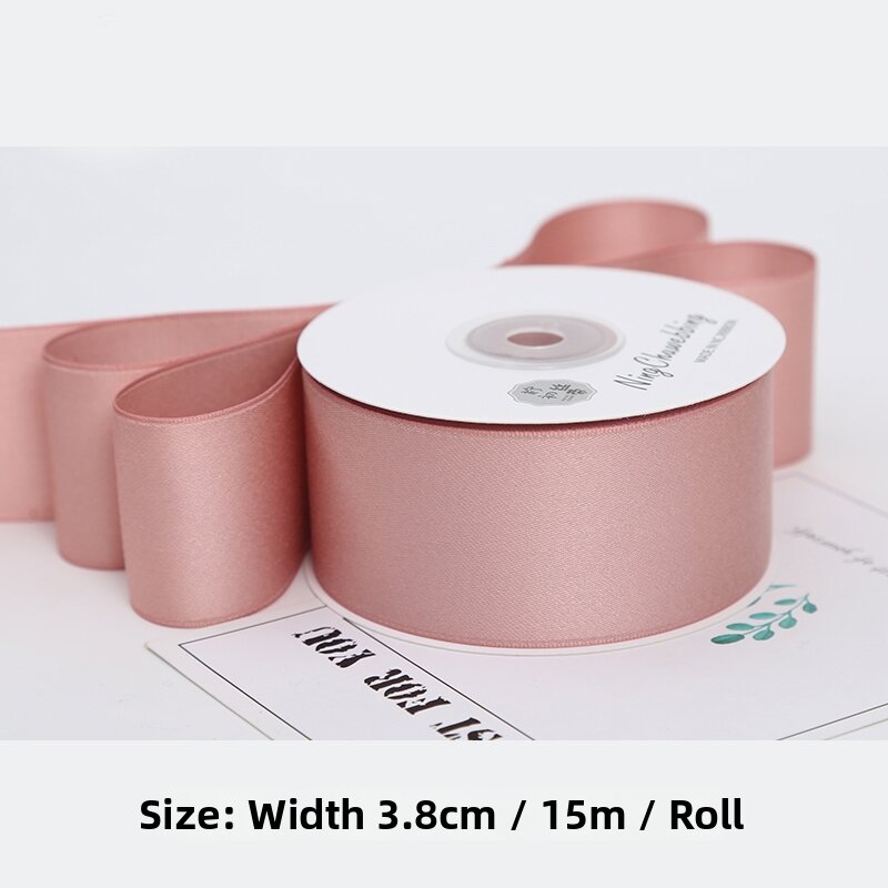 NingChu Ribbon | Matte Polyester Double-Sided Ribbon 3.8cm