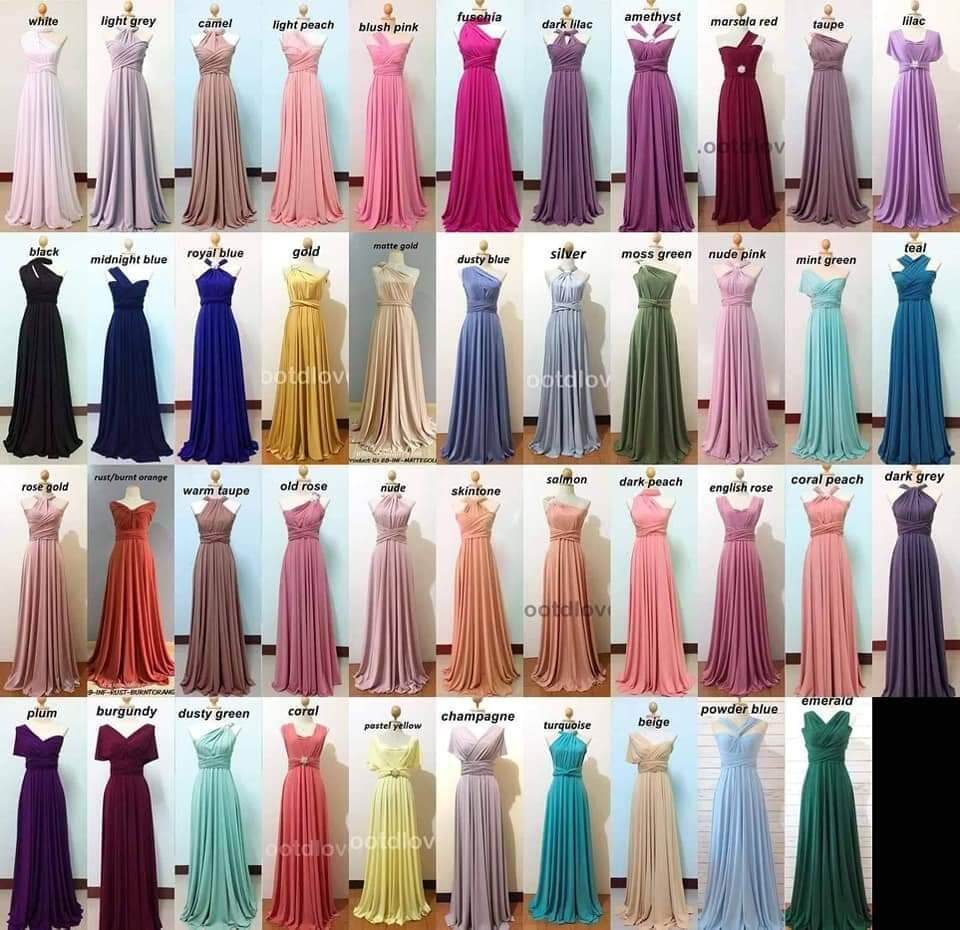 Infinity sales dress colors