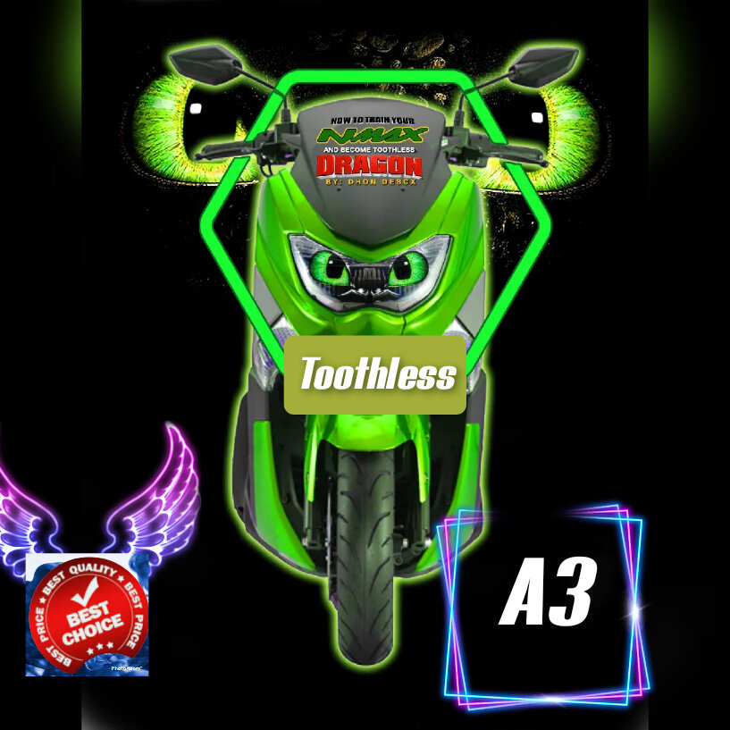 Nmax v1 Toothless/3m adhesive. 
