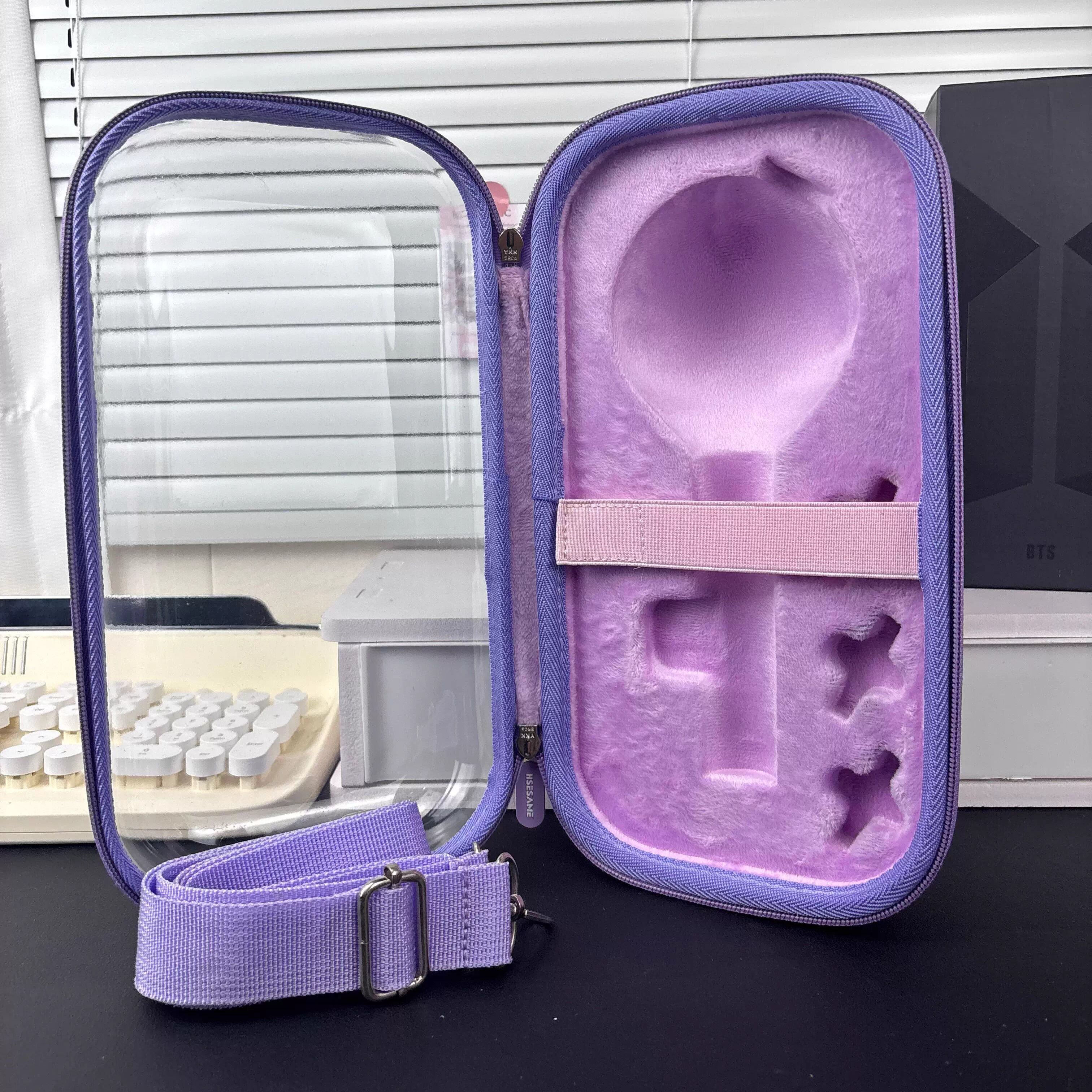 Bts Support Lightstick Storage Box Ami Stick BT21 Hand Lamp Storage Case Unisex PVC Material BTS Celebrity Surrounding Products
