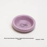 Petdebby | Adjustable Height Ceramic Pet Bowl for Cats Water and Food Deep and Shallow Design