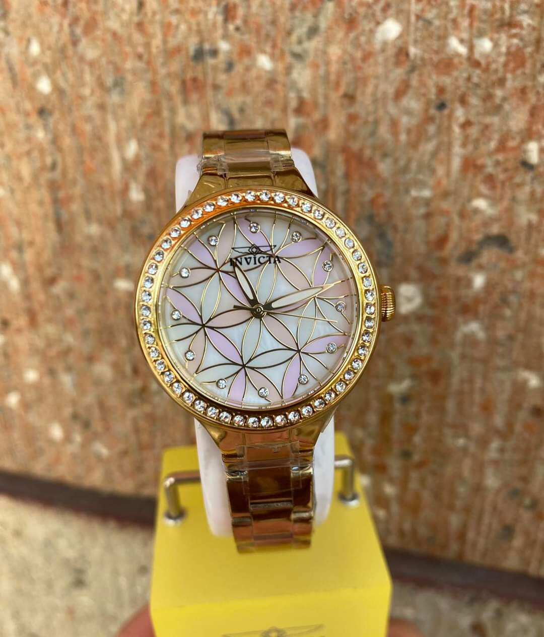 Invicta mother of outlet pearl women's watch