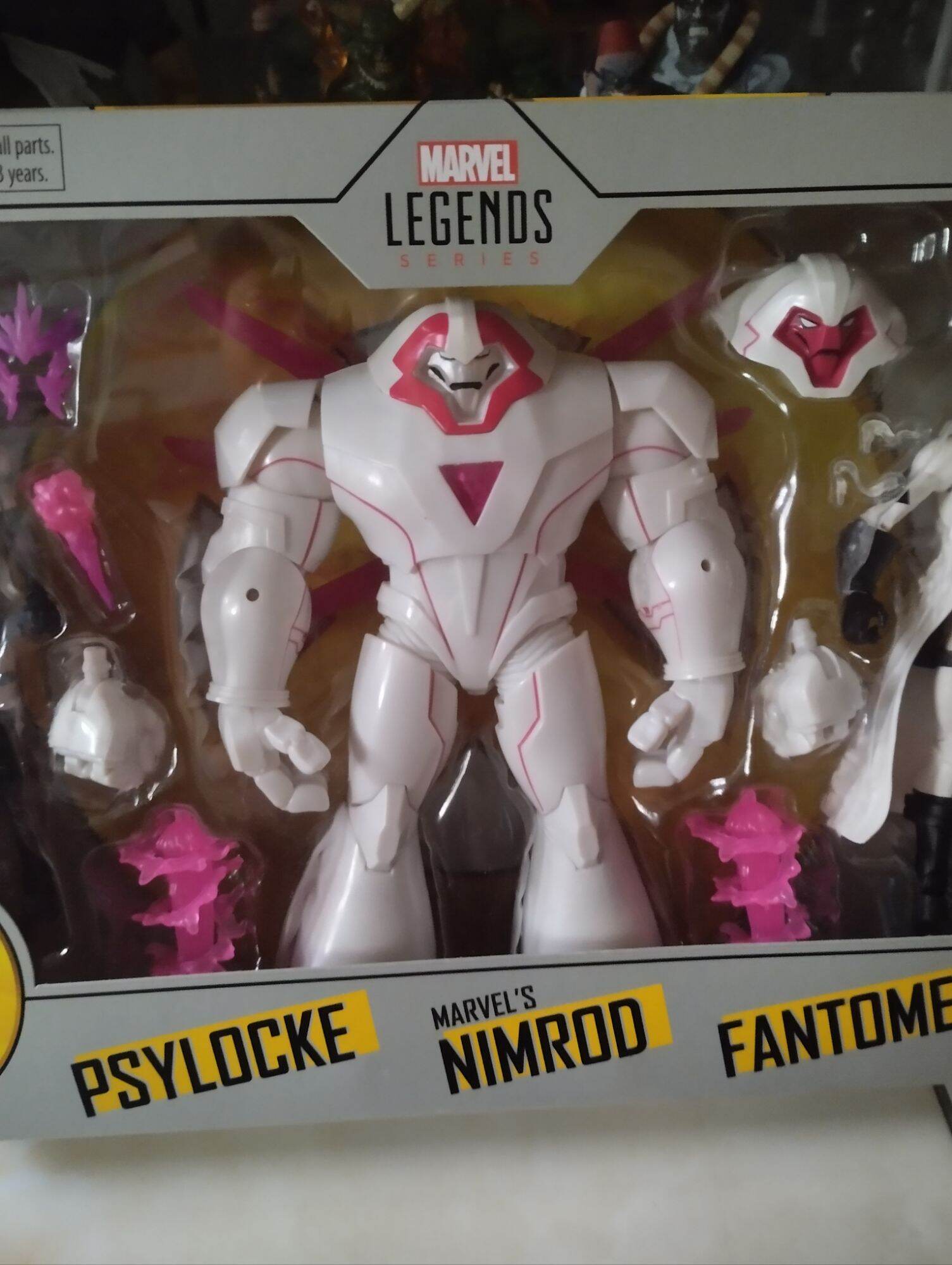 Marvel Legends X Men Nimrod Psylocke Fantomex 3 Pack Hasbro Action