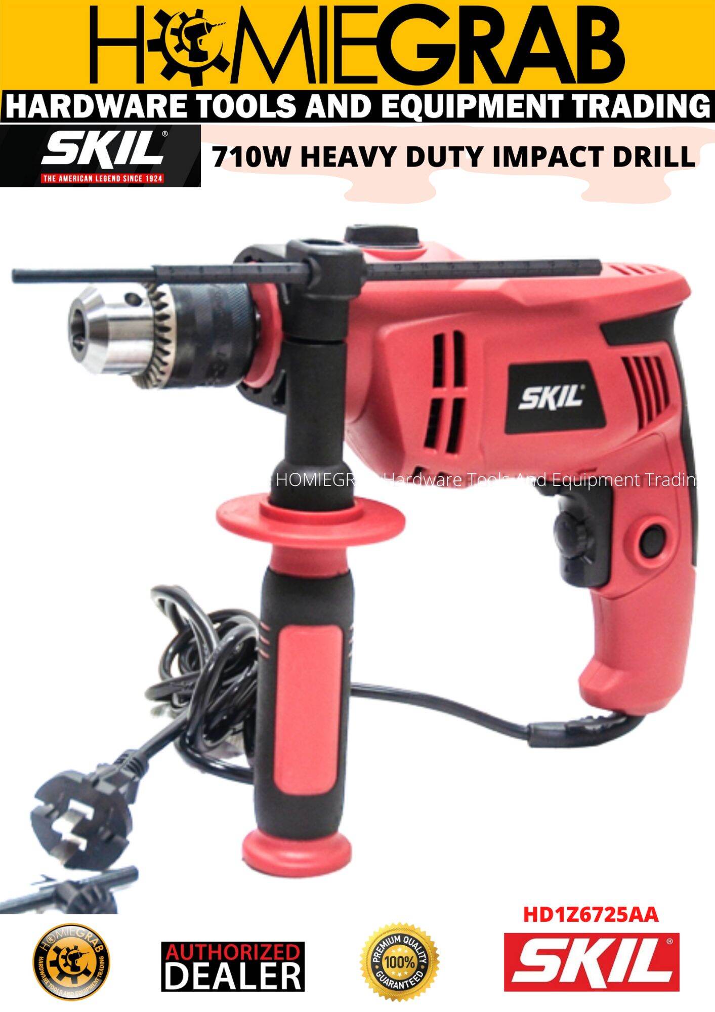 SKIL 710W Heavy Duty Impact Drill‼️HD1Z6725AA‼️ Lazada PH
