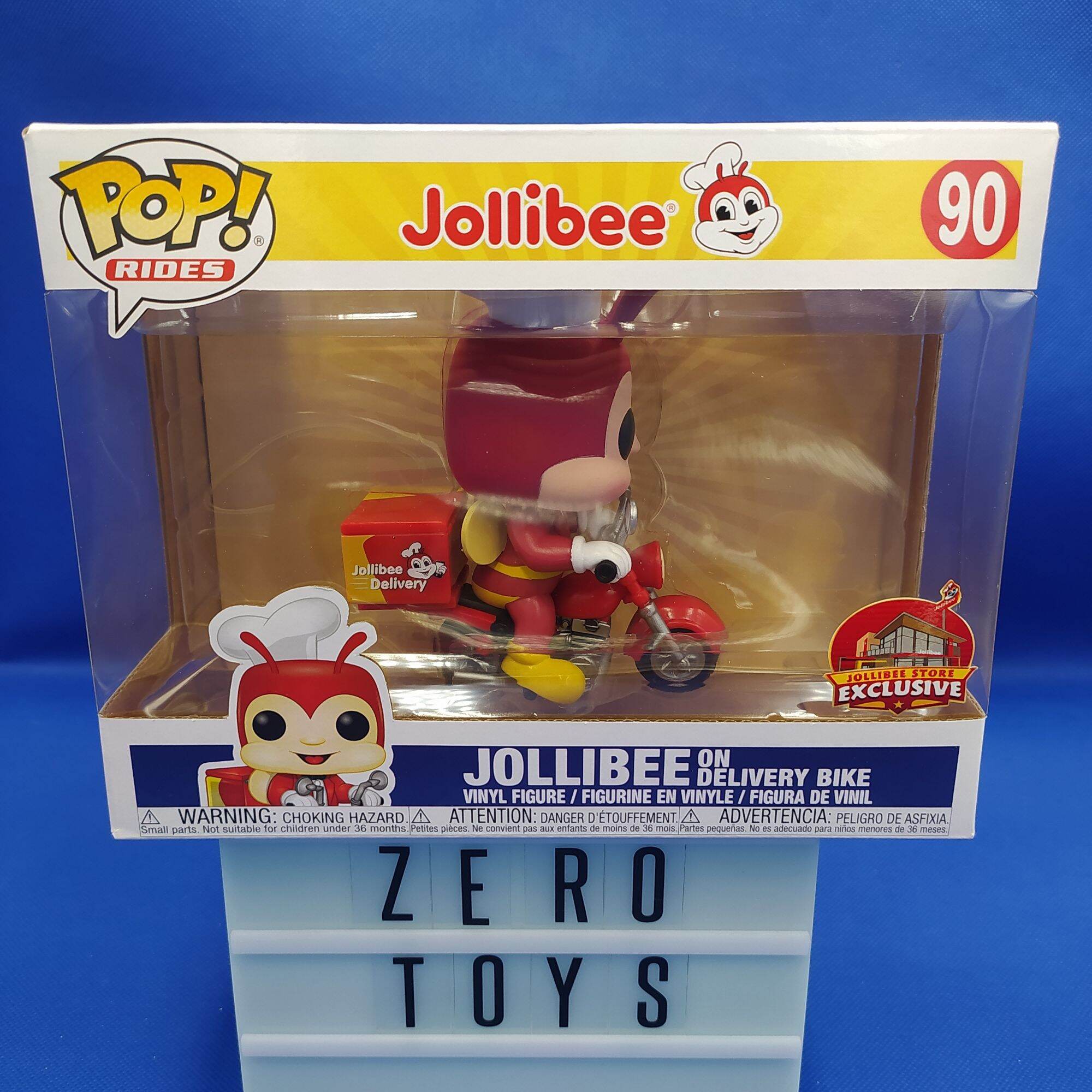 funko pop jollibee on delivery bike