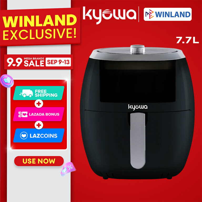 Winland Air Fryer with See-through Window, 7.7L Capacity