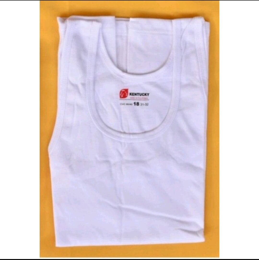 Legit Kentucky White Sando for kids size soft cotton can be wore inside and outside. 
