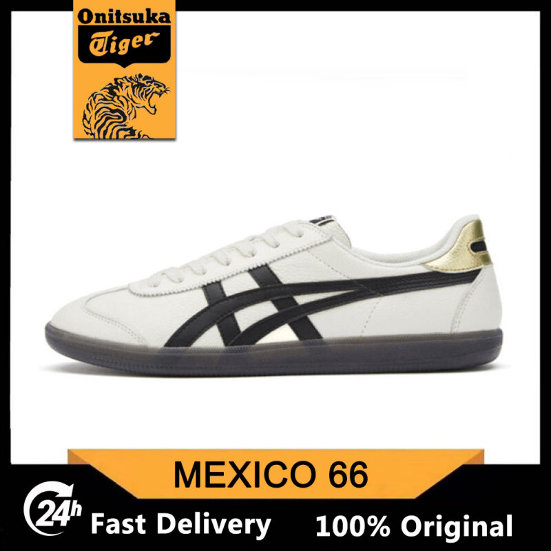 Original Onitsuka Tiger Tokuten Creamy/Black Sneakers for Men/Women