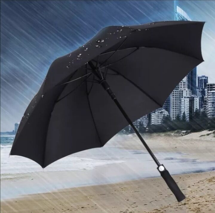 Golf Big Umbrella Single Canopy Pongee Heavy Duty