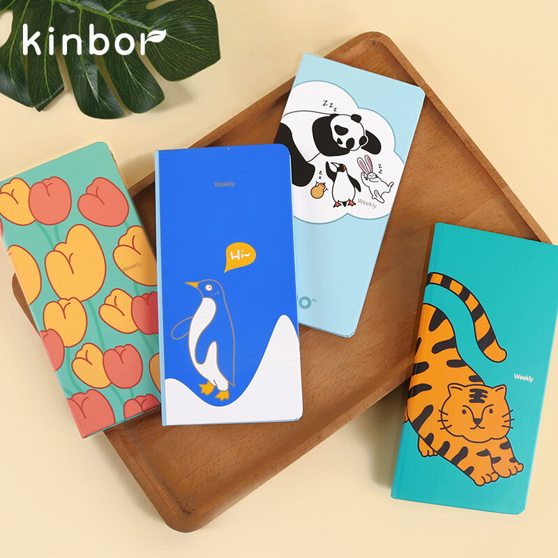 Kinbor 2022 Weekly Planner Notebook - Portable Writing Diary