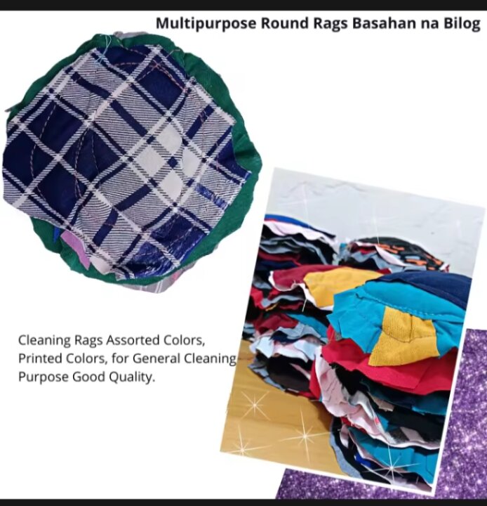 RDShoppe|| Round rags/ basahang bilog/ basahang pamunas